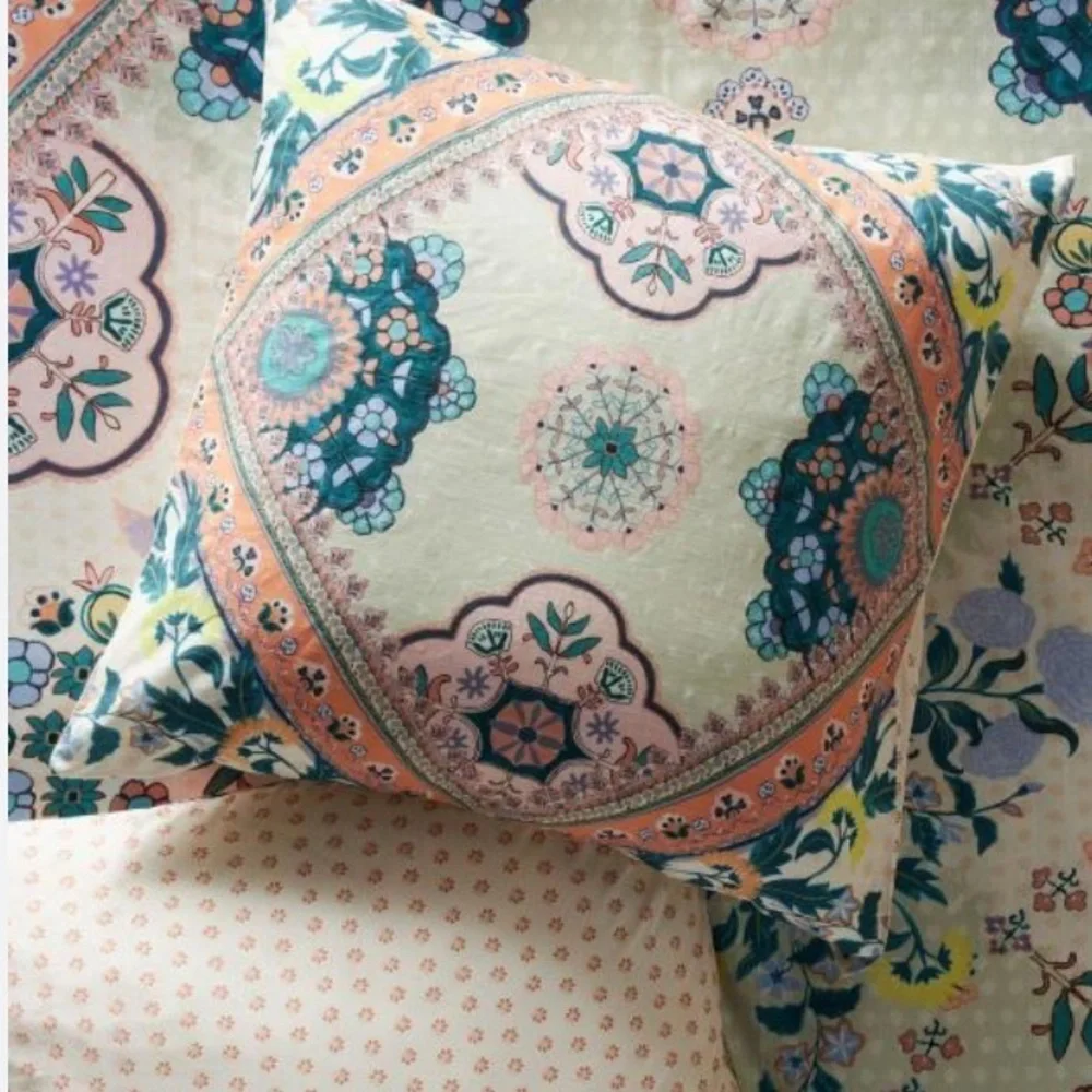 Anthropologie Trevin euro sham pillow case x1 new out of package